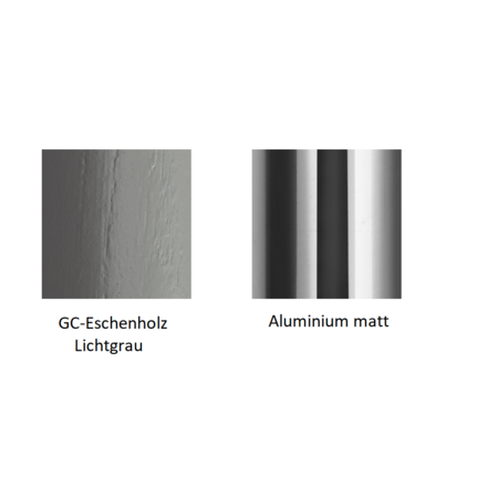 Pedrali Babila 2702 Barhocker-GC-Eschenholz Lichtgrau-Aluminium matt