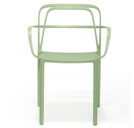 Pedrali Intrigo Stuhl-VE600E-Aluminium Grün
