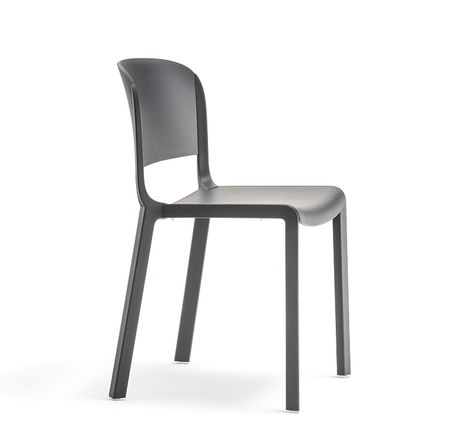 Pedrali Dome Stuhl-GA-Polypropylen Anthrazitgrau-Ohne Armlehnen