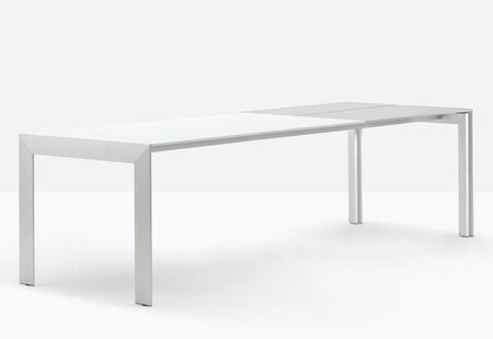 Pedrali Matrix tavolo-165x86-BI-Glasplatte Weiss