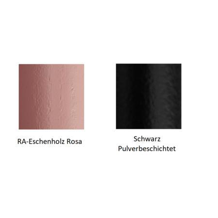 Pedrali Babila 2706-RA-Eschenholz Rosa-Schwarz Pulverbeschichtet