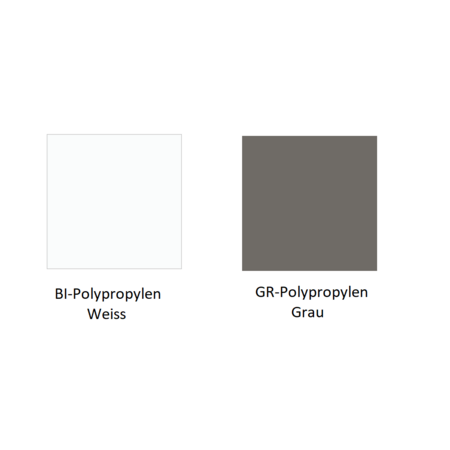 Pedrali Babila 2735-BI-Polypropylen Weiss-GR-Polypropylen Grau