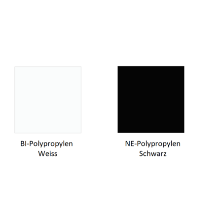 Pedrali Babila 2735-BI-Polypropylen Weiss-NE-Polypropylen Schwarz
