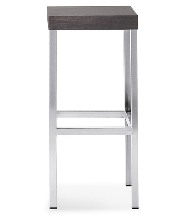 Pedrali Cube 1401-RV-W-Eschenholz Wenge-CR-Stahl Verchromt