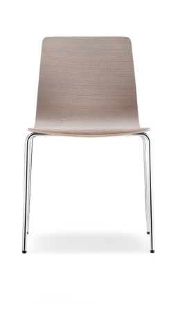 Pedrali Inga 5613-CR-Stahl Verchromt-V102-Eichenholz Wenge Anticato