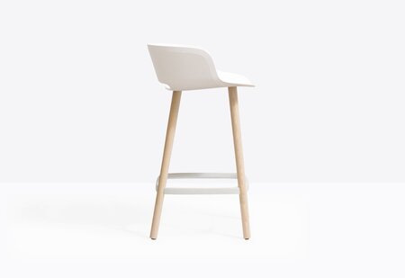 Pedrali Babila 2757 Barhocker-FR-Eschenholz Esche Gebleicht