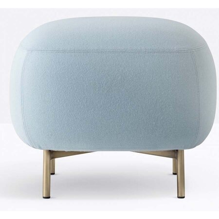Pedrali Buddy 211 Pouf - E05-Samt Hellblau / Messing