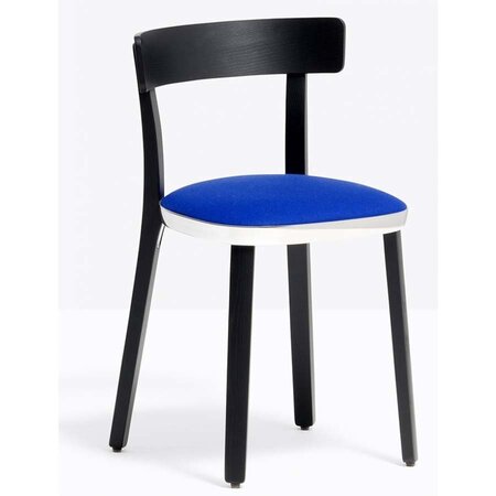 Pedrali Folk 2940 Stuhl-AN-Eschenholz Schwarz-NERO-Pulverbeschichtet