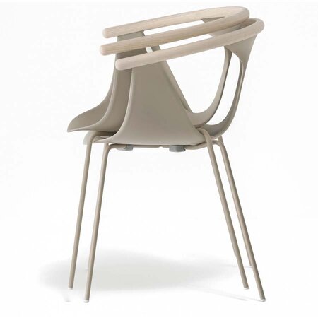 Pedrali Fox 3726 Stuhl-SA200-Stahl Sand