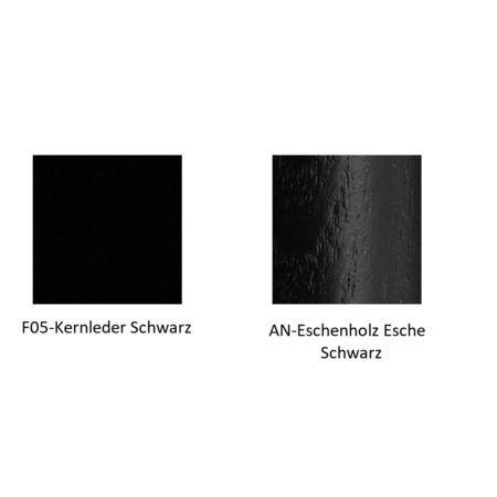 Pedrali Fox 3727 Stuhl-F05-Kernleder Schwarz-AN-Eschenholz Esche Schwarz