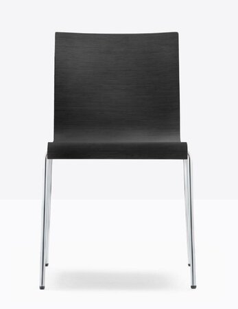 Pedrali Kuadra XL 2413 Stuhl-AN-Eichenholz Schwarz