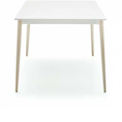 Pedrali Malmö TMLF Tisch-CFP_BI-Kompaktplatte Weiss