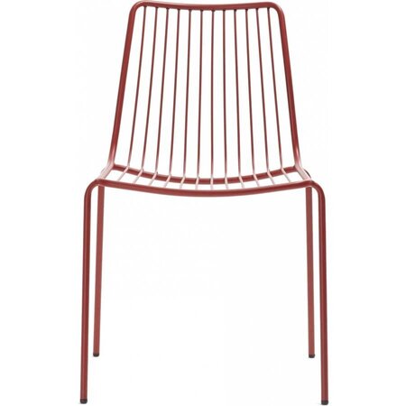 Pedrali Nolita 3651 Stuhl-RO200E-Stahl Rot