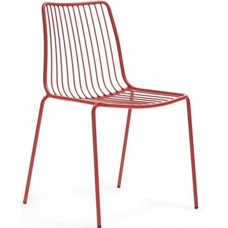 Pedrali Nolita 3651 Stuhl-RO200E-Stahl Rot