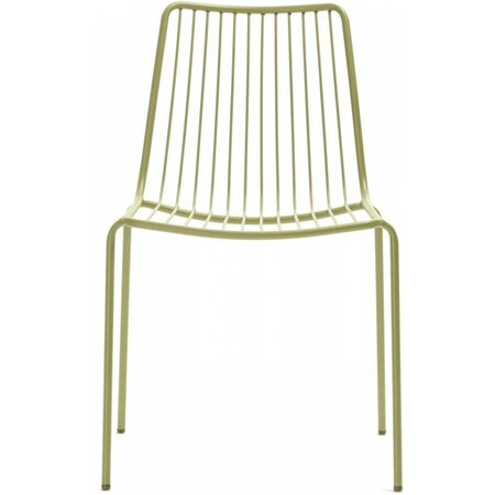 Pedrali Nolita 3651 Stuhl-VE100E-Stahl Hellgrün