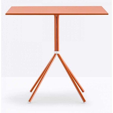 Pedrali Nolita 5454 Tisch 70x70 cm-RO400E-Stahl Rot