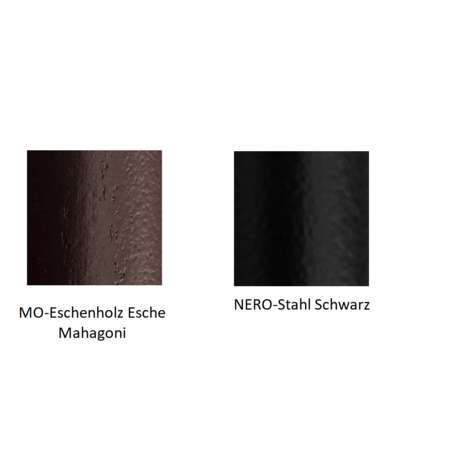 Pedrali Osaka Metal 5711 Stuhl-MO-Eschenholz Esche Mahagoni-NERO-Stahl Schwarz