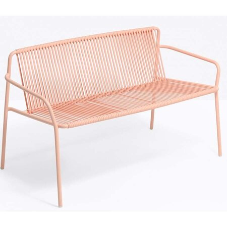 Pedrali Tribeca 3666 Lounge Sofa-RA100E-Stahl Rosa