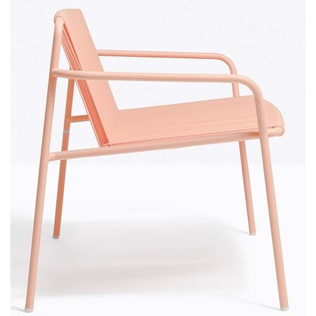 Pedrali Tribeca 3666 Lounge Sofa-RA100E-Stahl Rosa