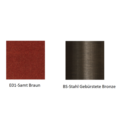 Pedrali Vic 656 Stuhl-E01-Samt Braun-BS-Stahl Gebürstete Bronze