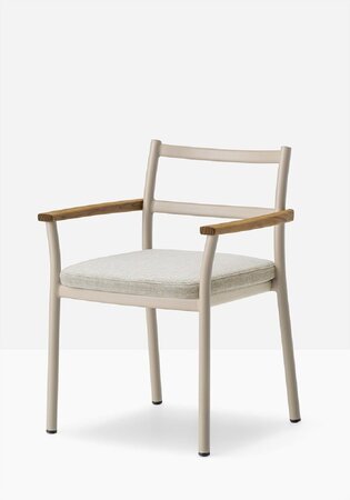 Pedrali Guinea 3694 - Outdoor Sessel - SA200E Sand / SA Sand - D130 White