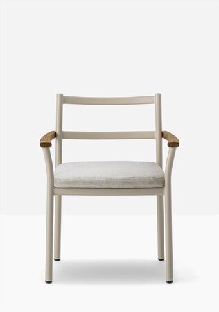Pedrali Guinea 3694 - Outdoor Sessel - SA200E Sand / SA Sand - D130 White