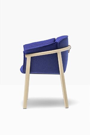 Pedrali Lamorisse 3687 - Sessel - FR Ash - N38 Blau