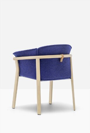 Pedrali Lamorisse 3687 - Sessel - FR Ash - N38 Blau