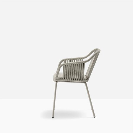Pedrali Babila Twist 2795 - Outdoor Sessel - BE100E Beige - D22 White