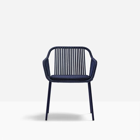 Pedrali Babila Twist 2795 - Outdoor Sessel - BL400E Dark Blue - D104 Dark Blue
