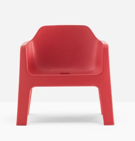 Pedrali Plus Air 631 Loungesessel-RO-Polyethylen Rot