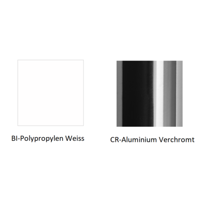 Pedrali Plural Bänke Mit Armlehnen-4 sitzer-BI-Polypropylen Weiss-CR-Aluminium Verchromt