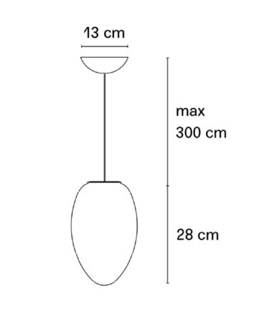 Fontanaarte Uovo - Pendelleuchte