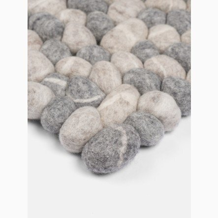 Myfelt Filzkugelteppich Ernie Rechteckig