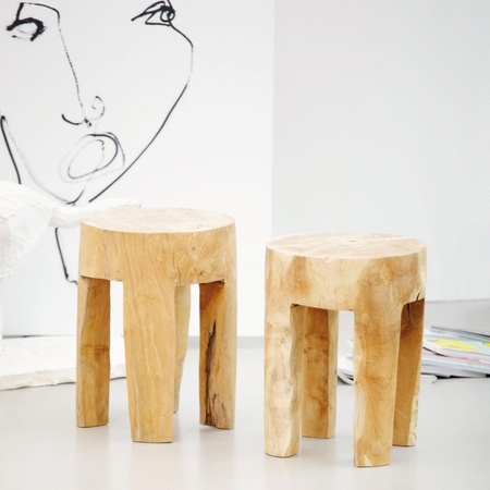 Jan Kurtz Java Hocker rund