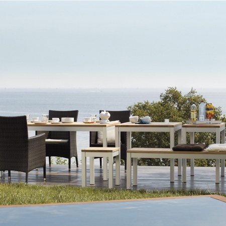 Jan Kurtz  Luxury Gartentisch mit Teakplatte