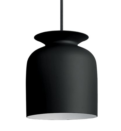 Gubi Ronde Pendant -     Black - Soft Black Matt
