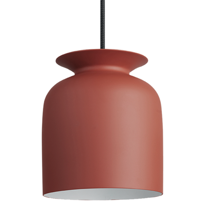 Gubi Ronde Pendant -   Black - Redwood Matt