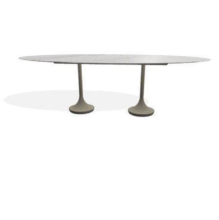 Joli Central Elyps Esstisch - Gestell: Bronze