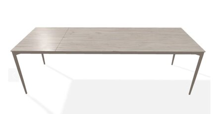 Joli Marguerite Ausziehtisch-Marguerite Ausziehtisch-Taupe-200 x 260 cm-Weiche Eiche