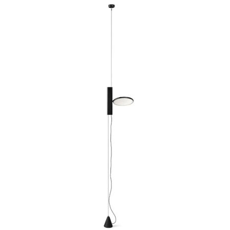 Flos Pendelleuchte OK von Flos  Hellrosa RAL 3015, Schwarz