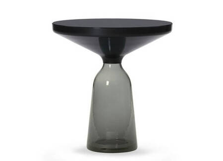 ClassiCon Bell Side Table Black Edition - Quarz Grau