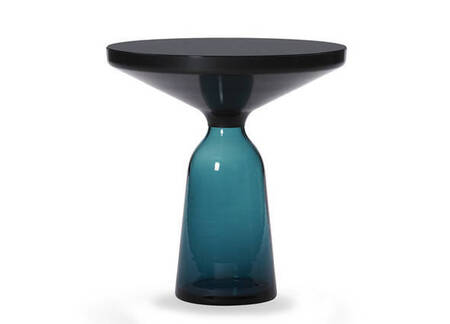 ClassiCon Bell Side Table Black Edition - Montana Blau