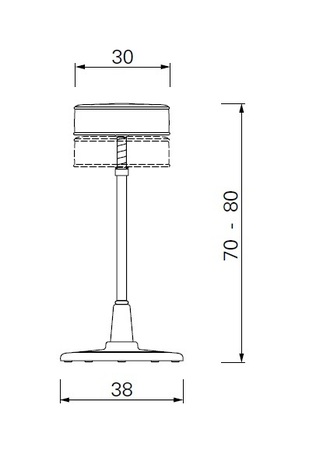 ClassiCon Bar Stool No. 1
