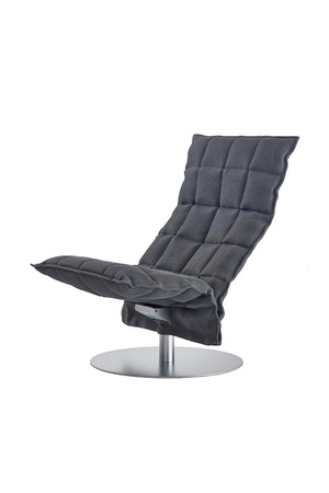 Woodnotes K Chair Swivel Narrow-graphite front