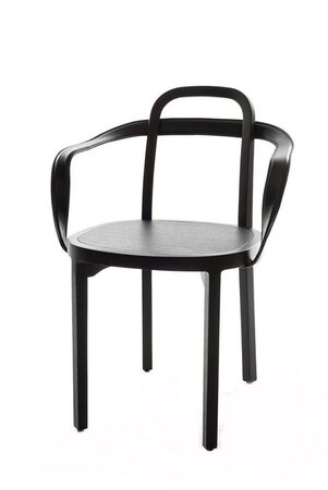 Woodnotes Siro+ Chair with Armrests - Black
