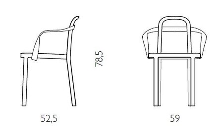 Woodnotes Siro+ Chair with Armrests