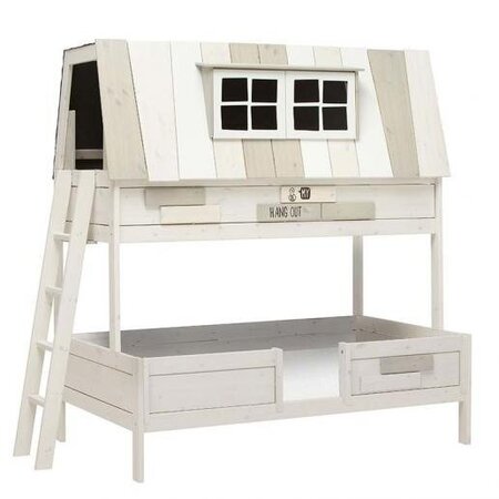 LifeTime Abenteuer Etagenbett Hangout 120 cm - White-Wash