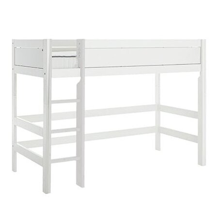 Lifetime Mittel-Hochbett Mit Gerader Leiter - Weiss