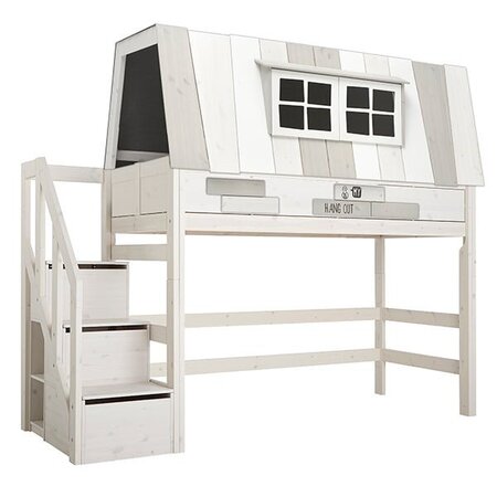 Lifetime Mittel-Hochbett Hangout - Whitewash